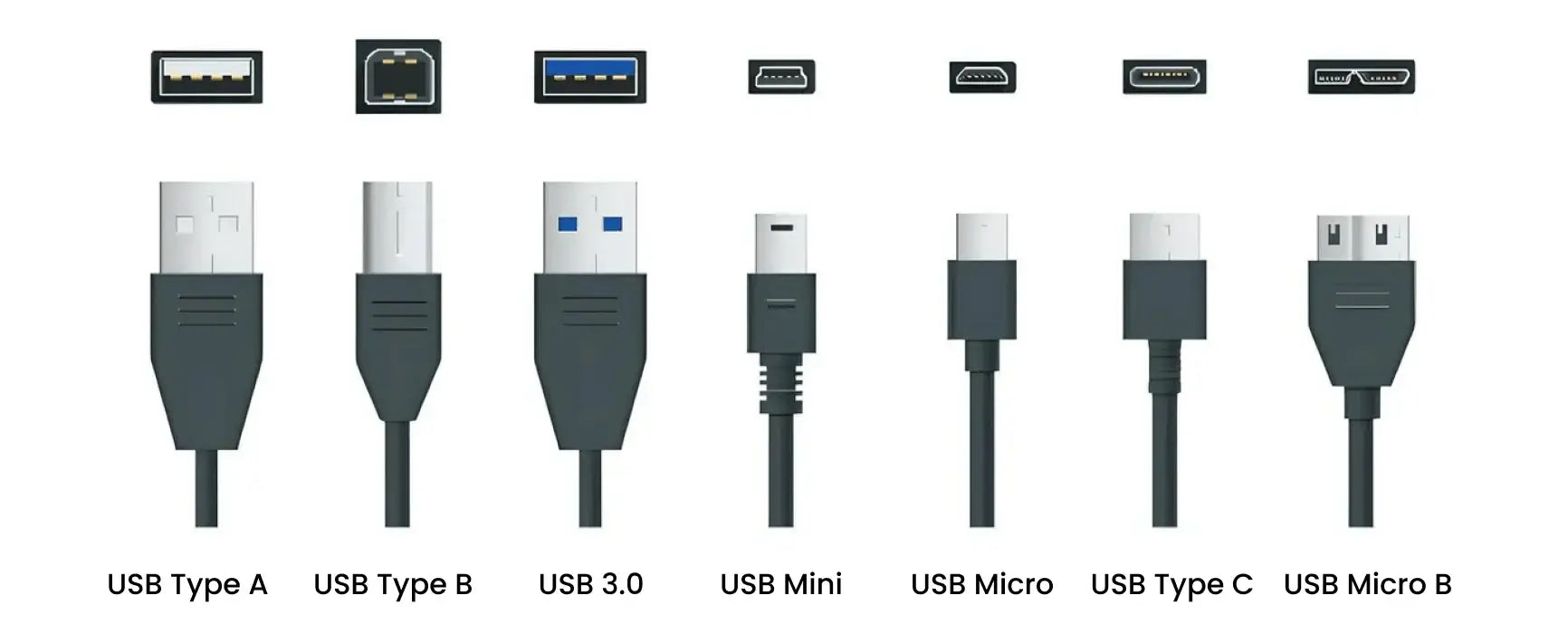 Understanding the Different Types of USB Connectors – Planorus Corporation