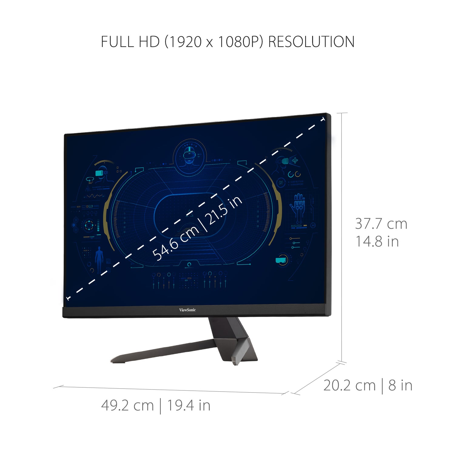 ViewSonic VX2267-MHD 22" Monitor